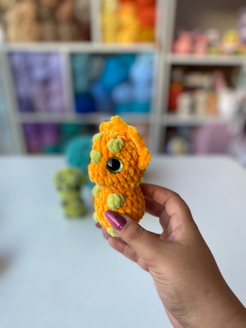 Crochet Hatching Baby Dinosaurs